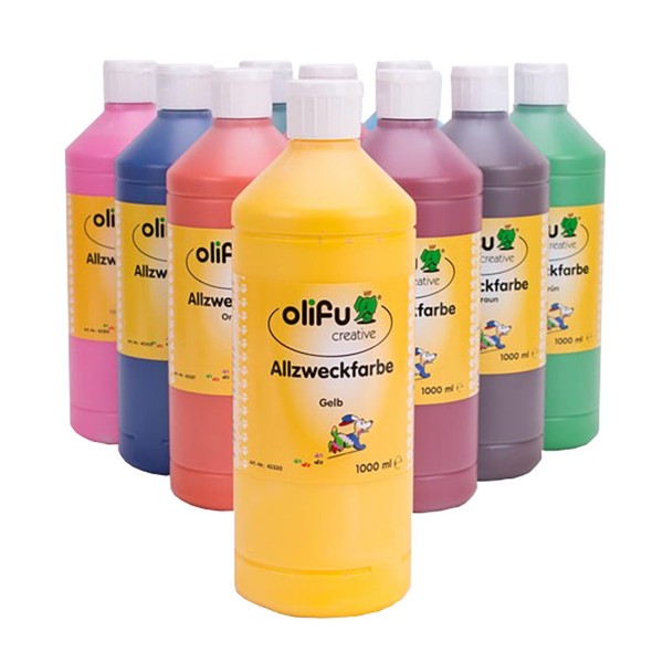 olifu creative Kiga-Allzweckfarbe gelb