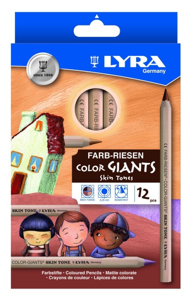 Lyra Farb-Riese Skin Tones 12er Pack