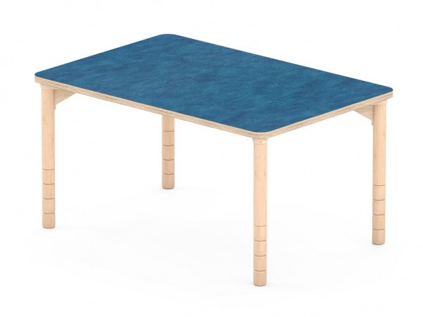 Schalldämmender Tisch Rechteckig blau