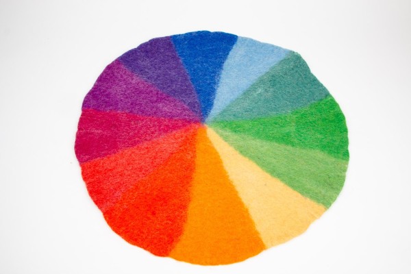 Farbkreis aus Filz Ø 52 cm