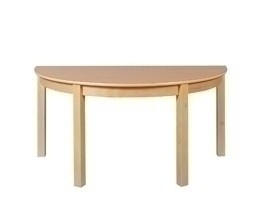 Tisch Tommy Halbrund 120x60x46 cm